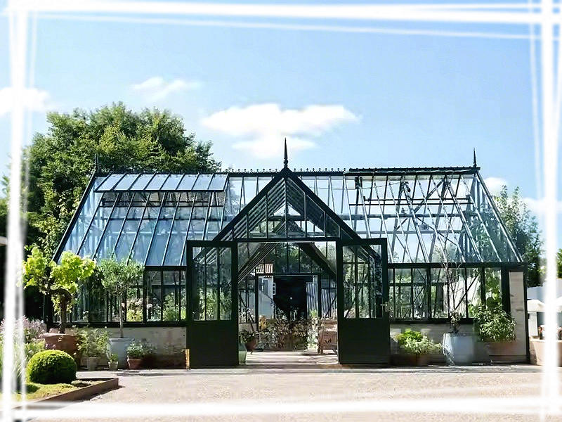 Invernadero de vidrio, Mejor invernadero de cristal para pleno sol, Invernadero de jardín personalizado
